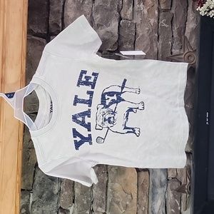 NEW! Yale Graphic Distressed Dye Design  Kids Tee